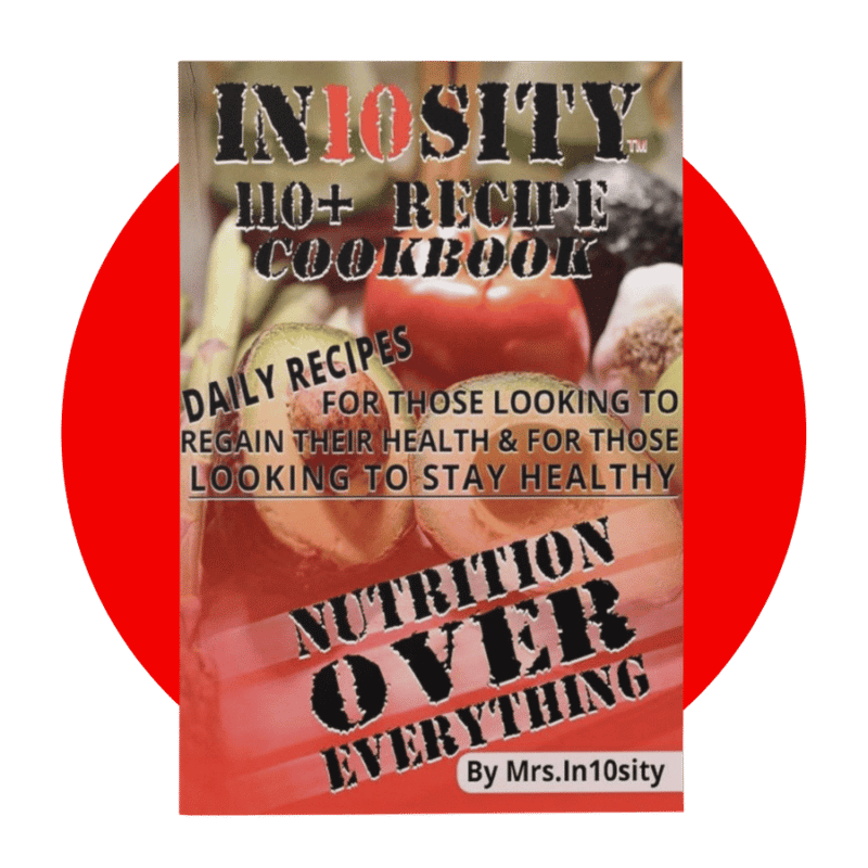 mrs in10sitys 110 recipe cookbook In10sity Fitness United
